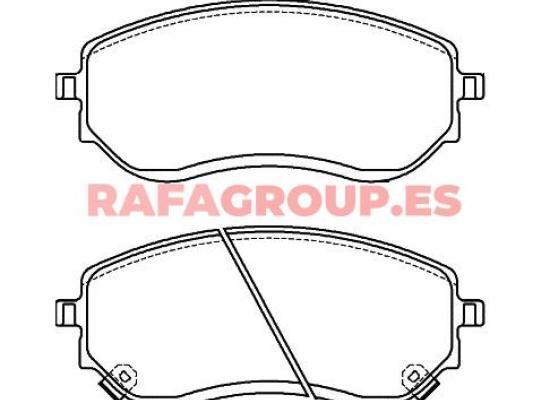 A4704205300 - Brake pads, MERCEDES-BENZ, NISSAN, RG2180102